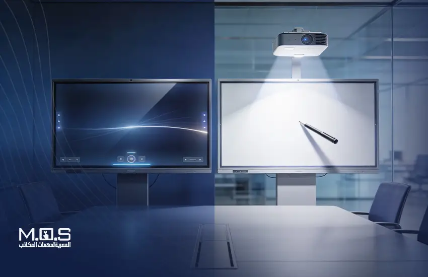 الفرق بين السبورة الذكية والسبورة التفاعلية